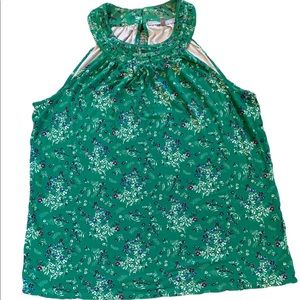 Daniellrainn Jade Halter Knit Top, M